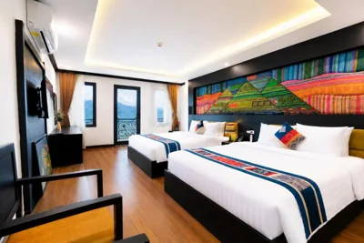 디럭스 패밀리룸 — Babeeni Family Hotel Sapa